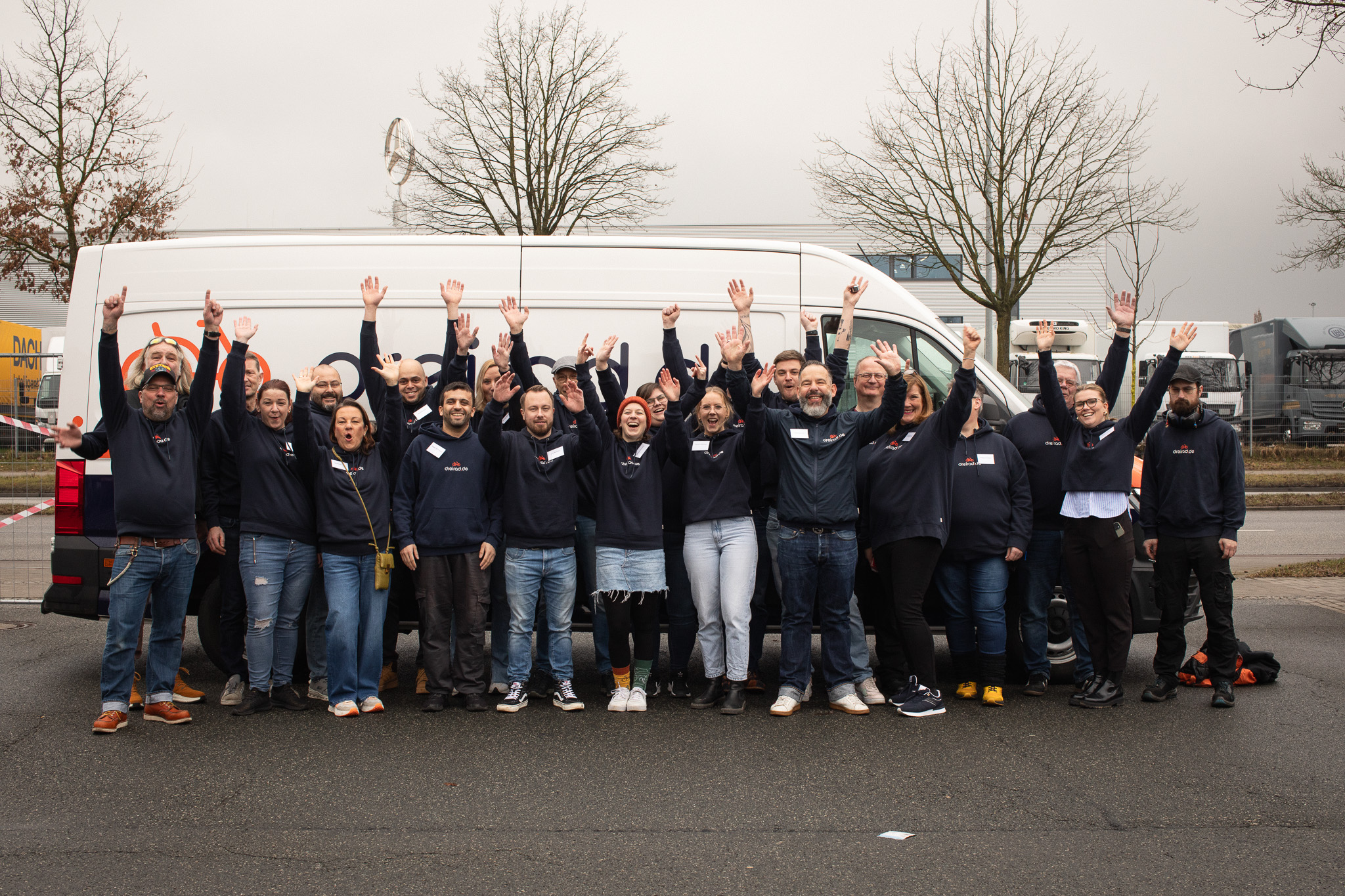 Gruppenfoto vom Team 