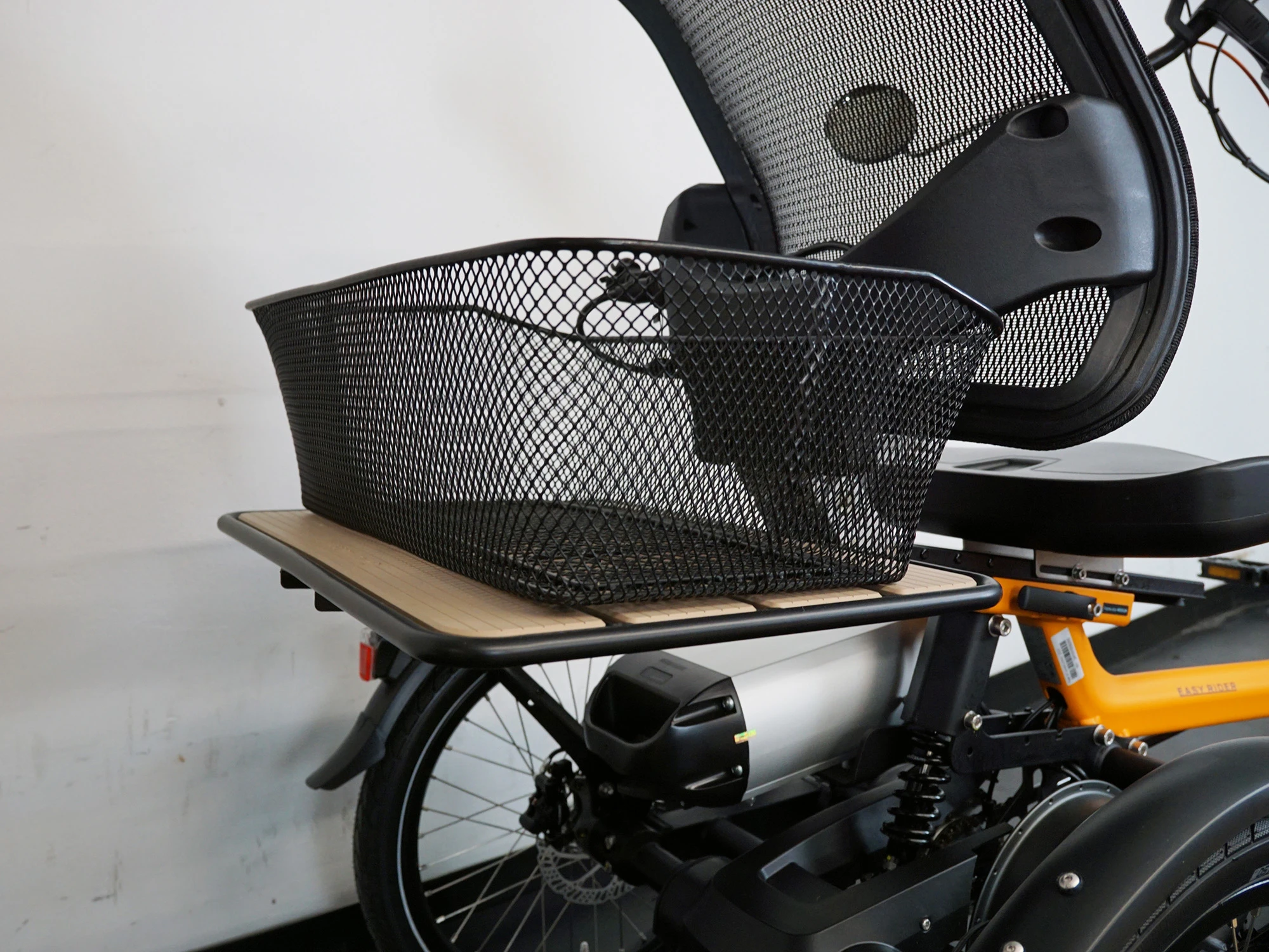 Korb am Heck vom Dreirad
