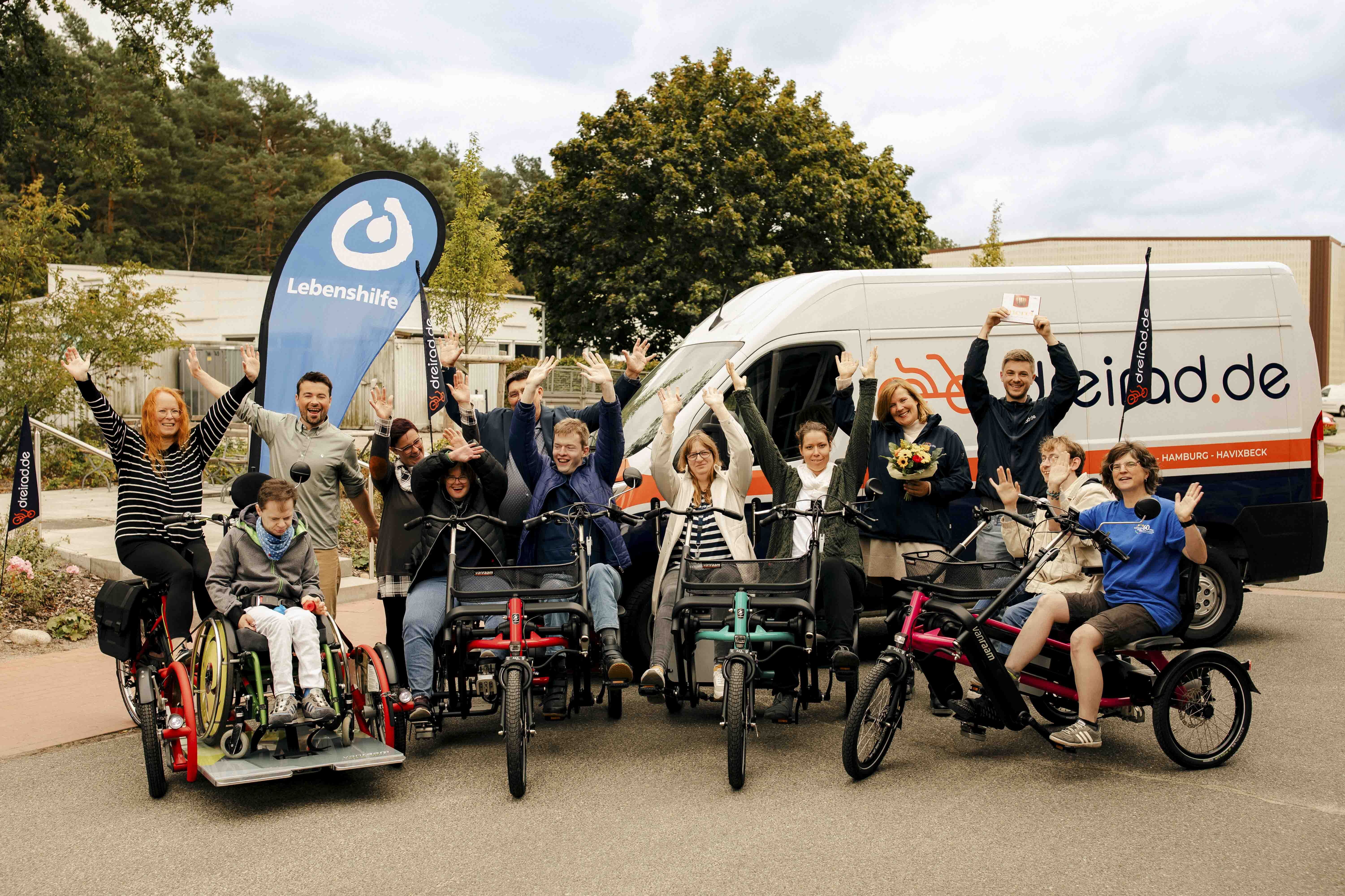 Gruppenfoto von der Lebenshilfe Lueneburg