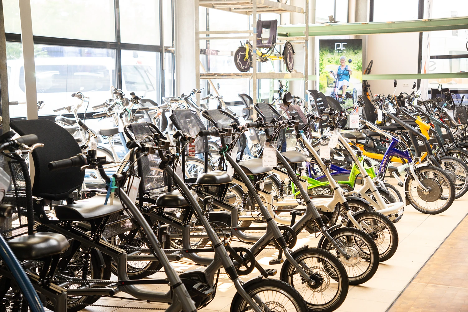 Bild vom Verkauf von Dreirädern 