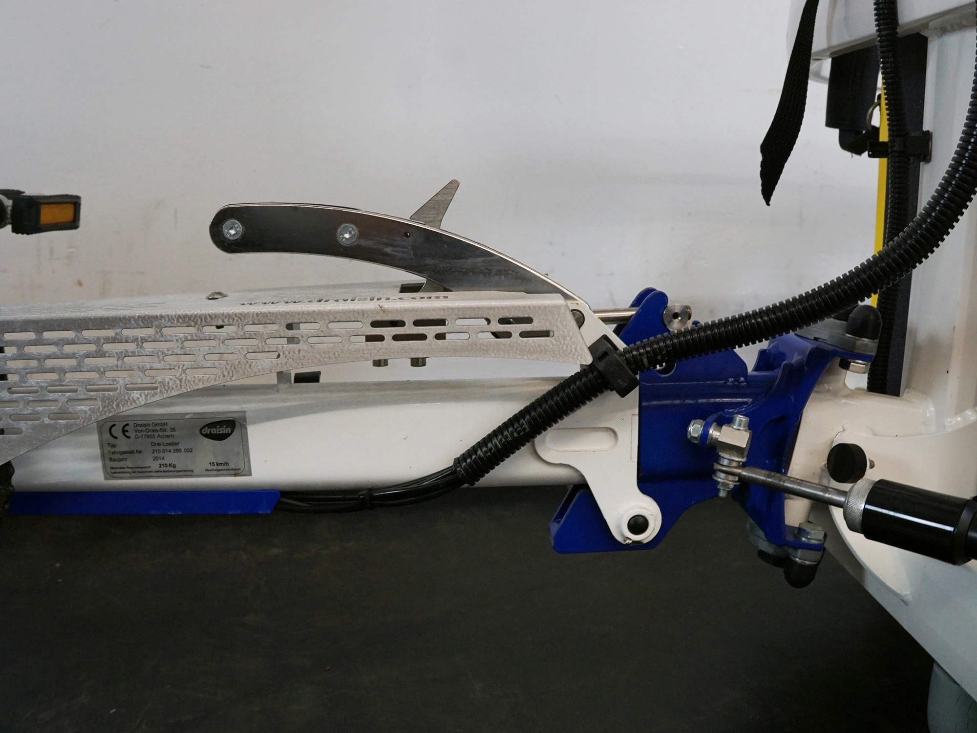 draisin loader teilbarer rahmen